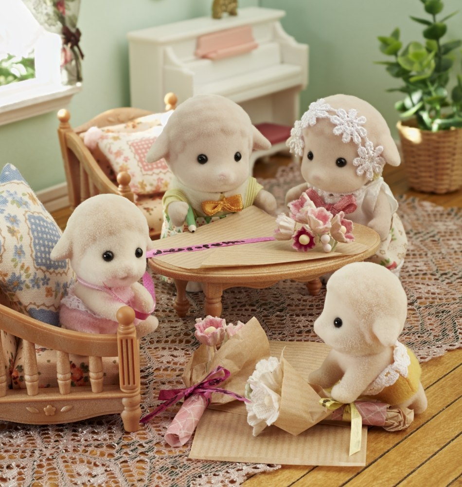 SYLVANIAN SHEEP FAMILY 5619 WB6 EPOCH